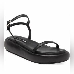 Simon Miller Womens High Raft Platform Sandals Black Size 38EU
